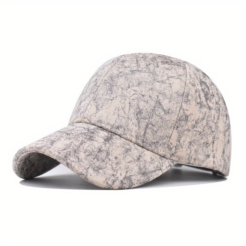 Classic Tie Dye Baseball Cap Solid Vintage Sports Hat Adjustable