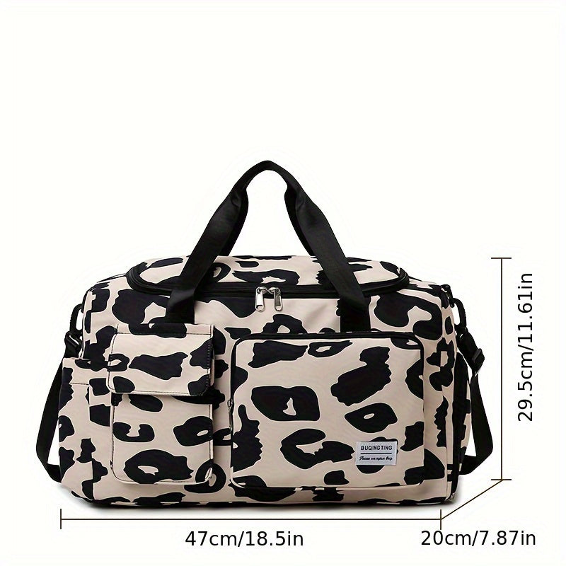 Travel Duffel Bag Print Carry On Tote Gym