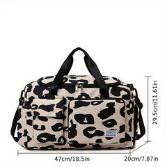 Travel Duffel Bag Print Carry On Tote Gym