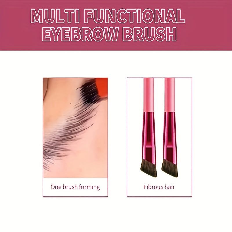 4D Hair Contouring Eyebrow Brush + Gel Powder Dark Brown