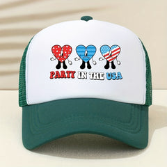Cartoon Trucker Hat Mesh Breathable Sports Dad Hats For Women & Men