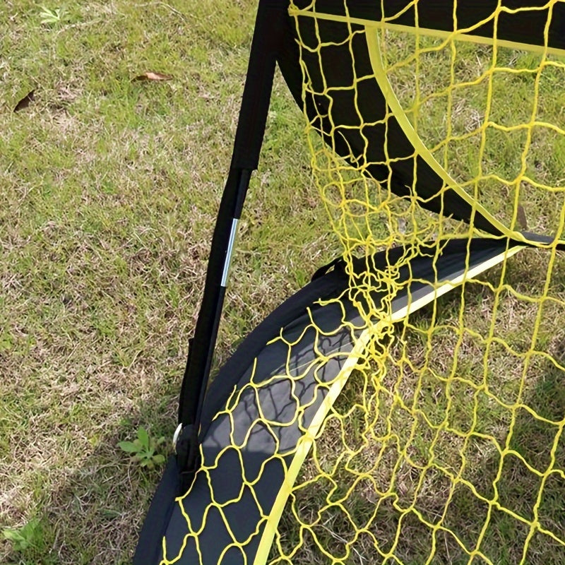 Portable Football Goal Net for Training with Double Holes
