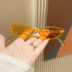 Y2K Cat Eye Sunglasses UV400 Sun Shades For Beach Party Club