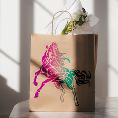 Ahandmaker Horse Painting Stencil Kit with Brush - DIY Crafts