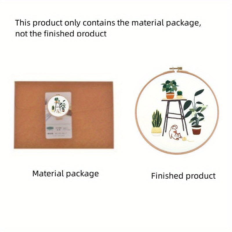 Floral Series Embroidery Starter Kit For Beginners