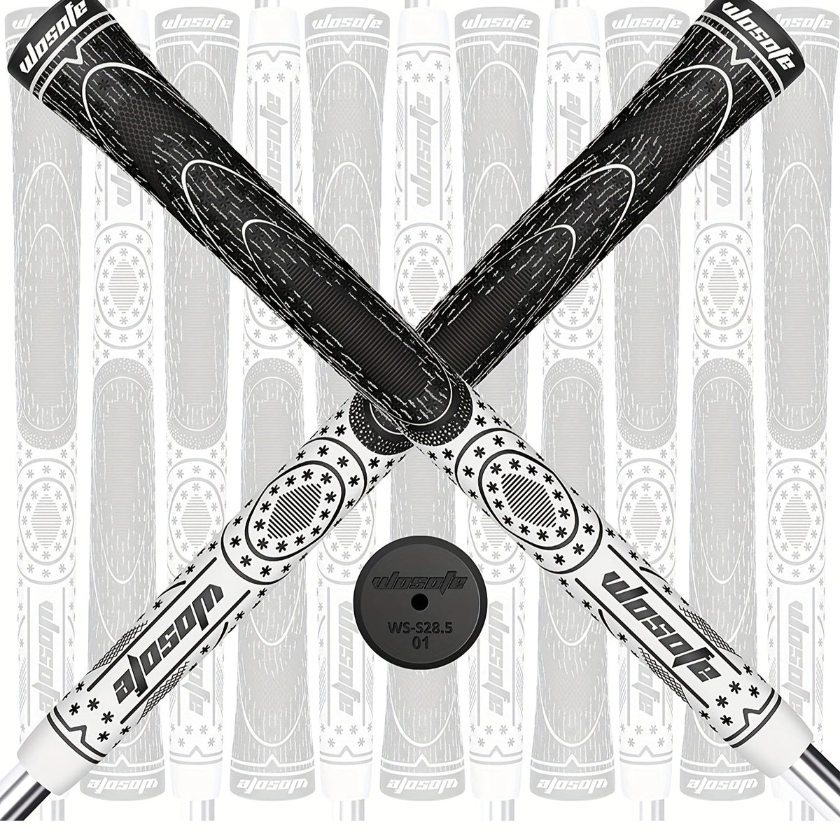 13pcs Golf Grips Cord Hybrid Durable Non-slip Rubber Thread Grip