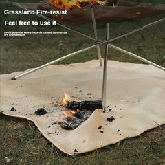 High Temp Resistant Fireproof Blanket for Camping Picnic Outdoor