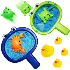 9pcs Kids Bath Animal Fishing Toy Set