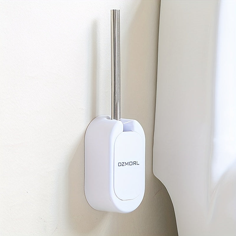 Toilet Brush With Holder Wall Mounted - Bathroom Toilet Bowl Cleaning Brush