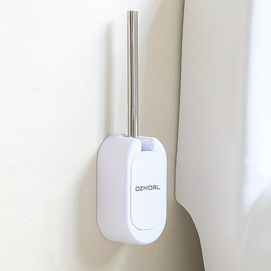 Toilet Brush With Holder Wall Mounted - Bathroom Toilet Bowl Cleaning Brush