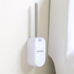 Toilet Brush With Holder Wall Mounted - Bathroom Toilet Bowl Cleaning Brush