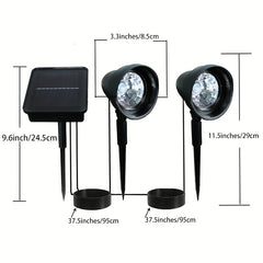 Solar Spot Light Outdoor Waterproof 2 In 1 For Garden Pool Landscape