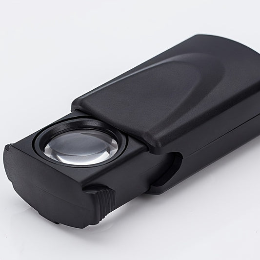 Lighted 30X 21mm Eye Magnifier Loupe With LED Light
