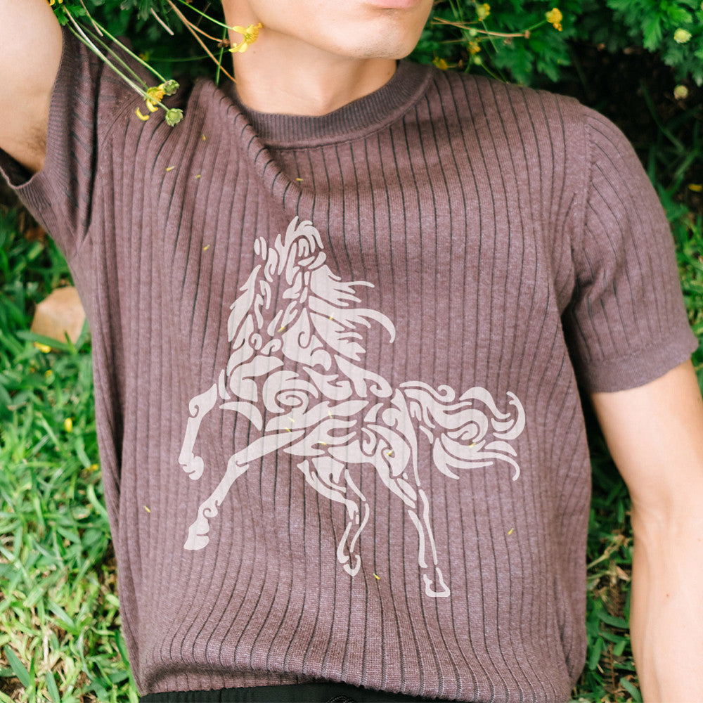 Ahandmaker Horse Painting Stencil Kit with Brush - DIY Crafts
