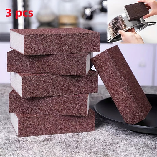 3pcs Sandpaper Sponge Set for Dry Wall Wood Metal Cleaning