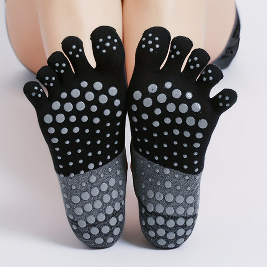 Breathable Non Slip Yoga Socks for Women Wide Strap Sport Socks