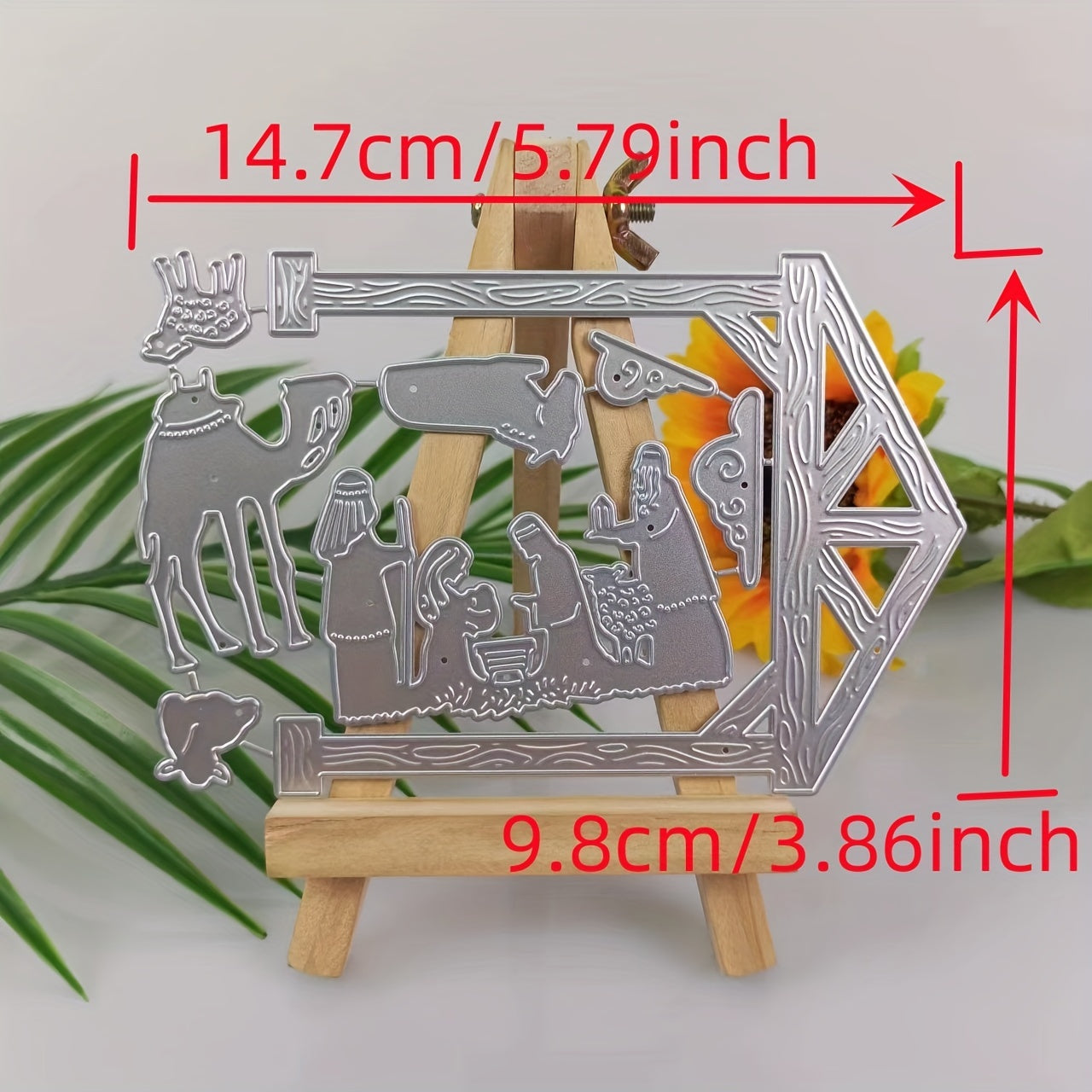 1pc Christmas Metal Cutting Dies And Stamp For Scrapbooking