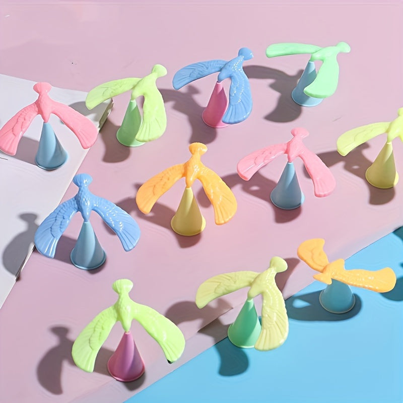 20pcs Funny Balance Bird Eagle Puzzle Wiggler Gravity Bird Educational Toy