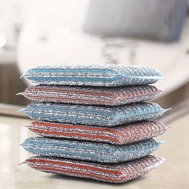 4pcs Double Sided Cleaning Brush Set for Tableware and Pans