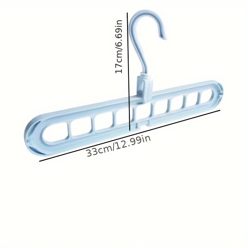 Magic Foldable Drying Rack Nine Holes Hanger