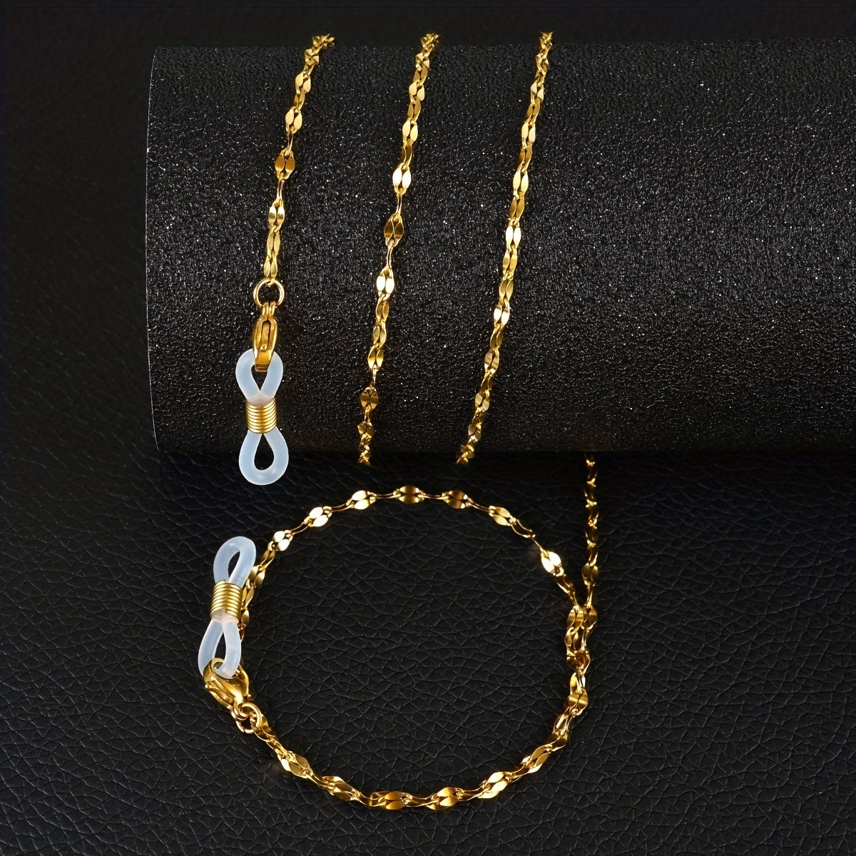 Men's Glasses Neck Chain Retro Lanyard Stainless Steel Glasses Chain