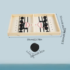 Wooden Slingshot Hockey Game for Kids and Families - Birthday Gift