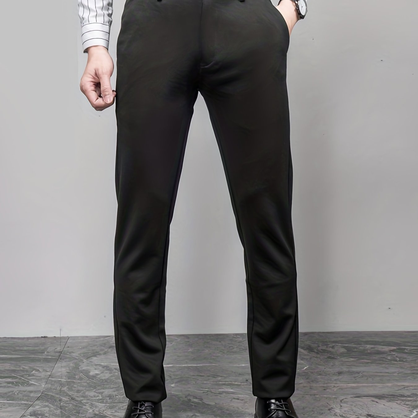 Slim Fit Suit Trousers Men's Pants Business Occasion
