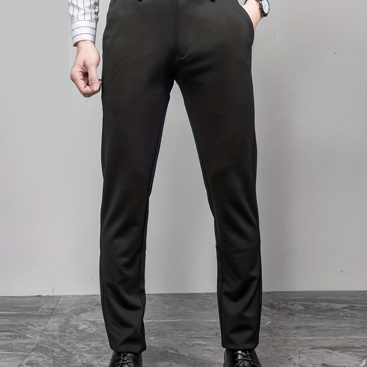 Slim Fit Suit Trousers Men's Pants Business Occasion