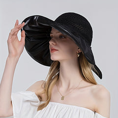 Foldable Wide Brim Visor Hat Summer UV Protection Sun Hat