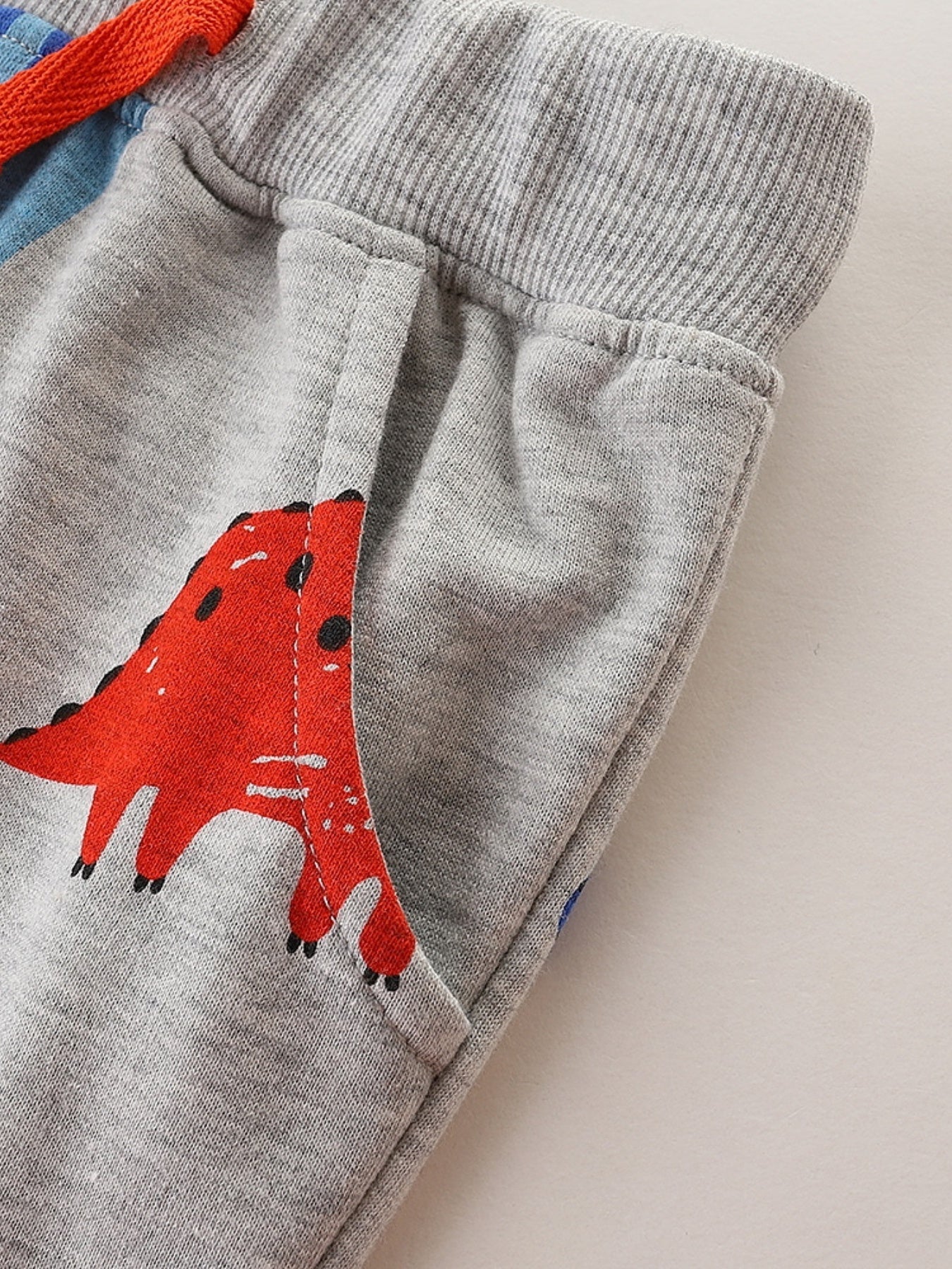 Dinosaur Print Boys Casual Long Pants for Kids