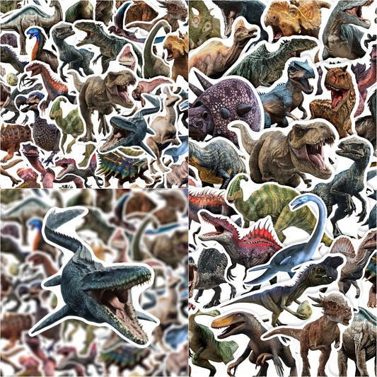 50pcs Dinosaur Series Phone Case Graffiti Stickers Waterproof DIY Stickers