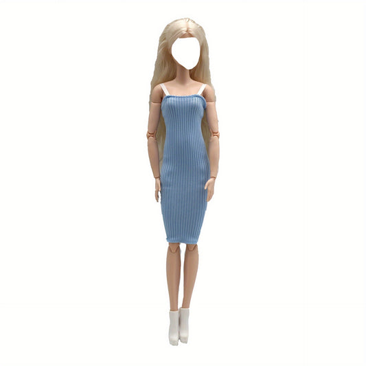 Doll Costume Party Dress 1/6 Doll Accessories Girl Gift No Doll