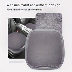 3pcs Winter Car Seat Cushion Plush Warm Car Accessories