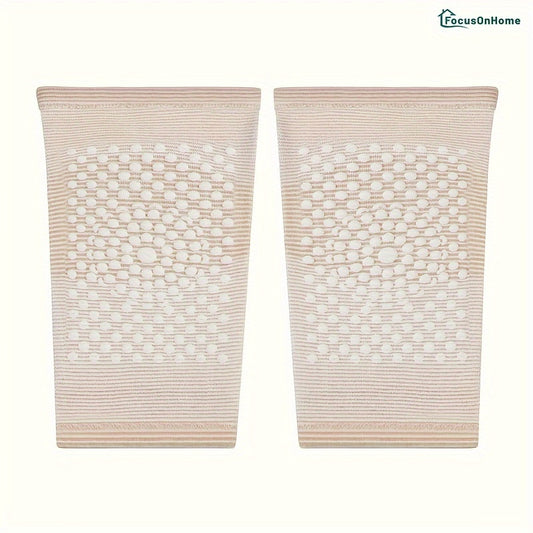 1 Pair Short Artemisia Knee Pads, Cold Protection, Fall & Winter