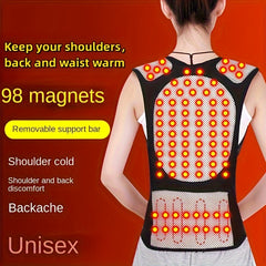 Magnetic Shoulder Warmer Waistcoat with Support Strips