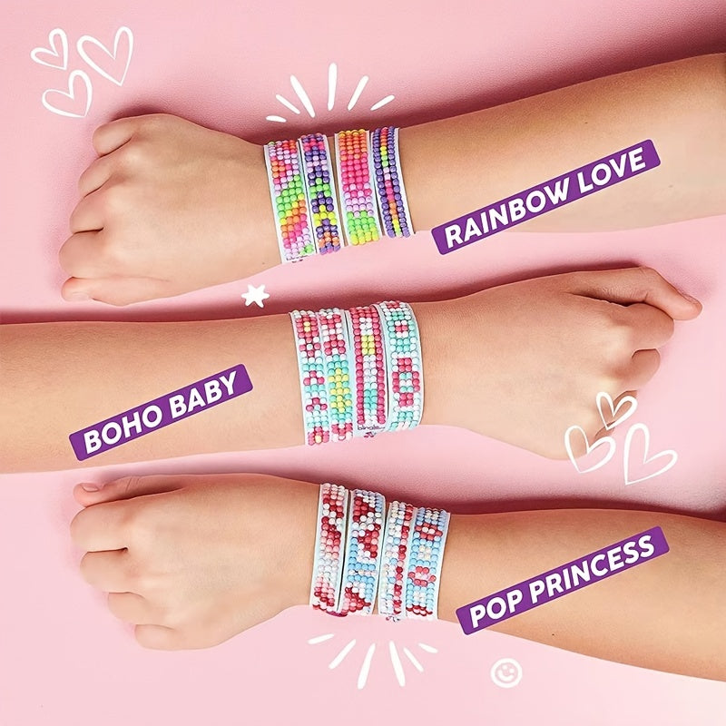 DIY Colorful Dot Drilling Bracelet Kit for Kids