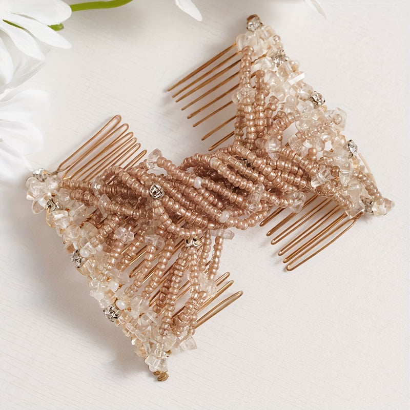 2pcs Magic Hair Combs Double Row Hair Clips Styling Accessories Hair Sidecombs