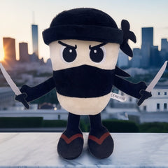 Tung Tung Tung Sahur Plush Toy Stylish Dual Sword Warrior