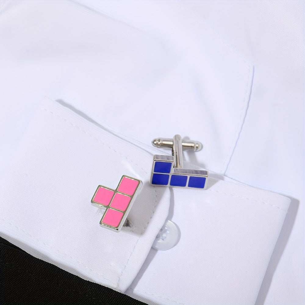Square Cufflinks Cuff Nails Shirt Cufflinks Sleeves Studs Accessories