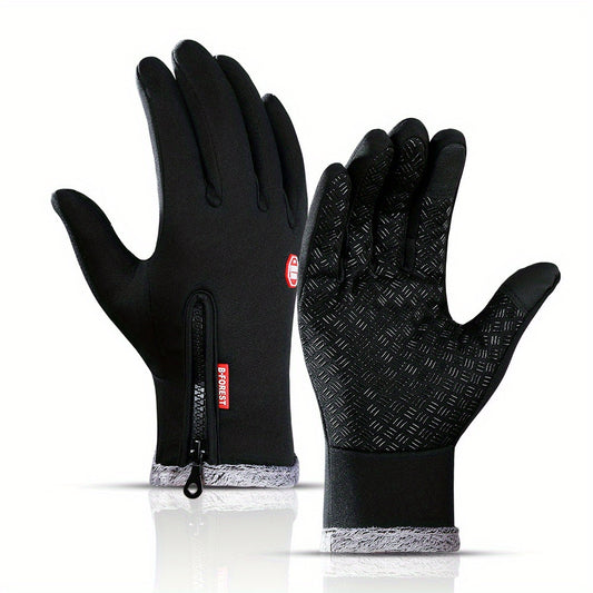 Windproof Touch Screen Gloves for Cycling Skiing Mountaineering