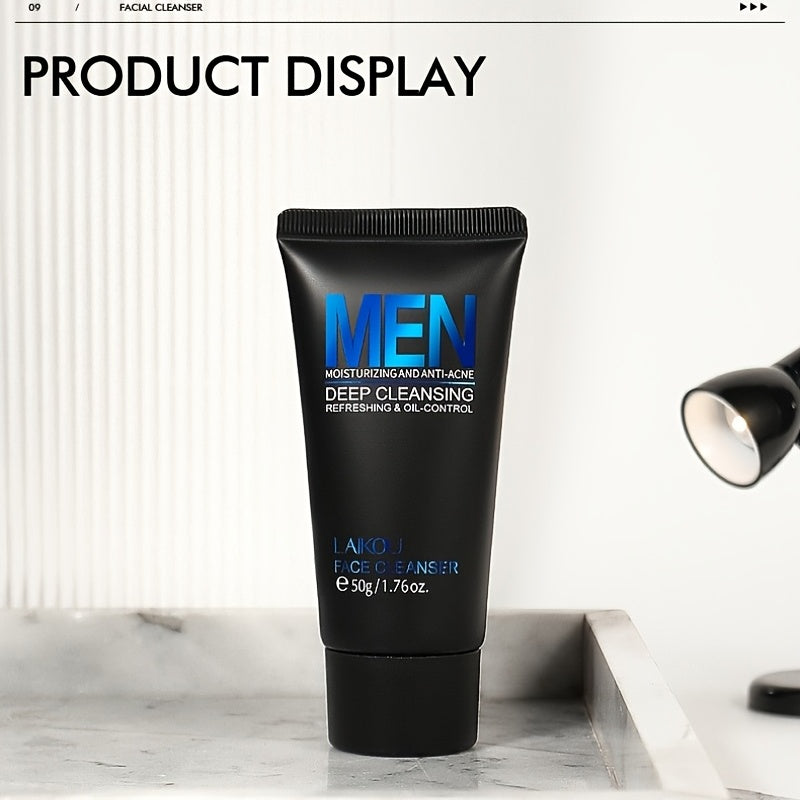 Men's Hydrating Face Wash 50g Moisturizing Cleanser