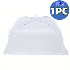 5pcs Foldable Umbrella Food Tent Cover w/ Lace for Home Camping & Restaurants