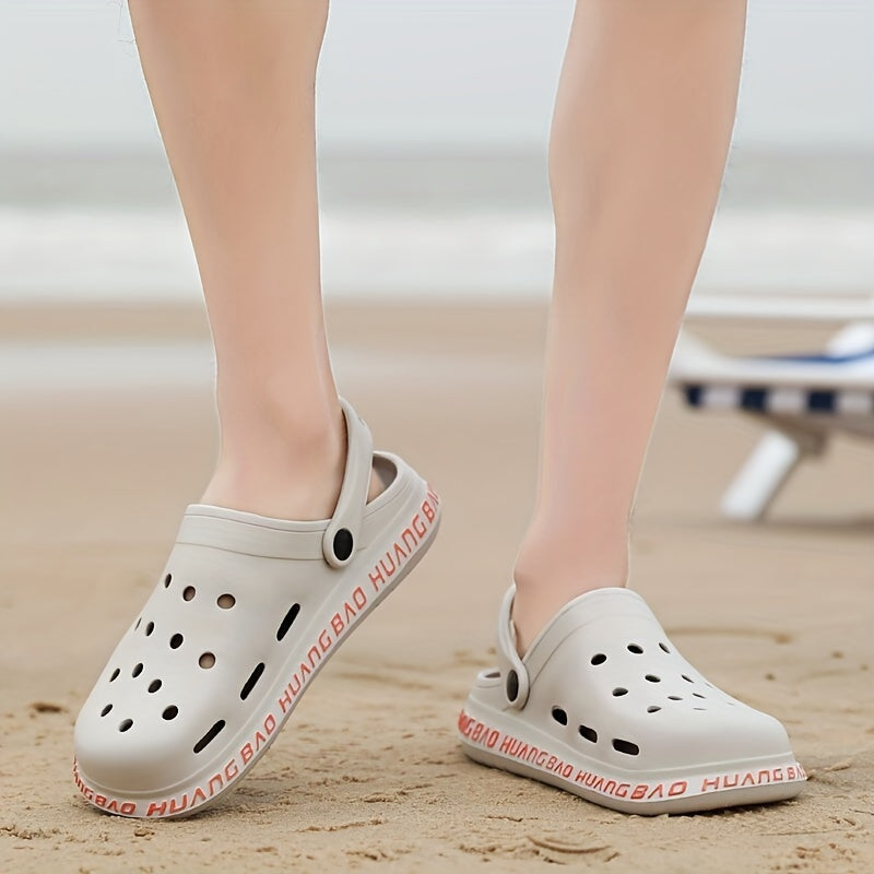 Men's Lightweight Garden Clogs Sandals Comfortable Hollow Out Shoes