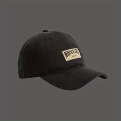 Japanese Retro Soft Top Baseball Cap Patched Sunshade Peaked Cap