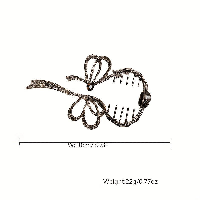 Rhinestone Banana Clip Hair Claw Ponytail Holder Head Jewelry Hair Accessories