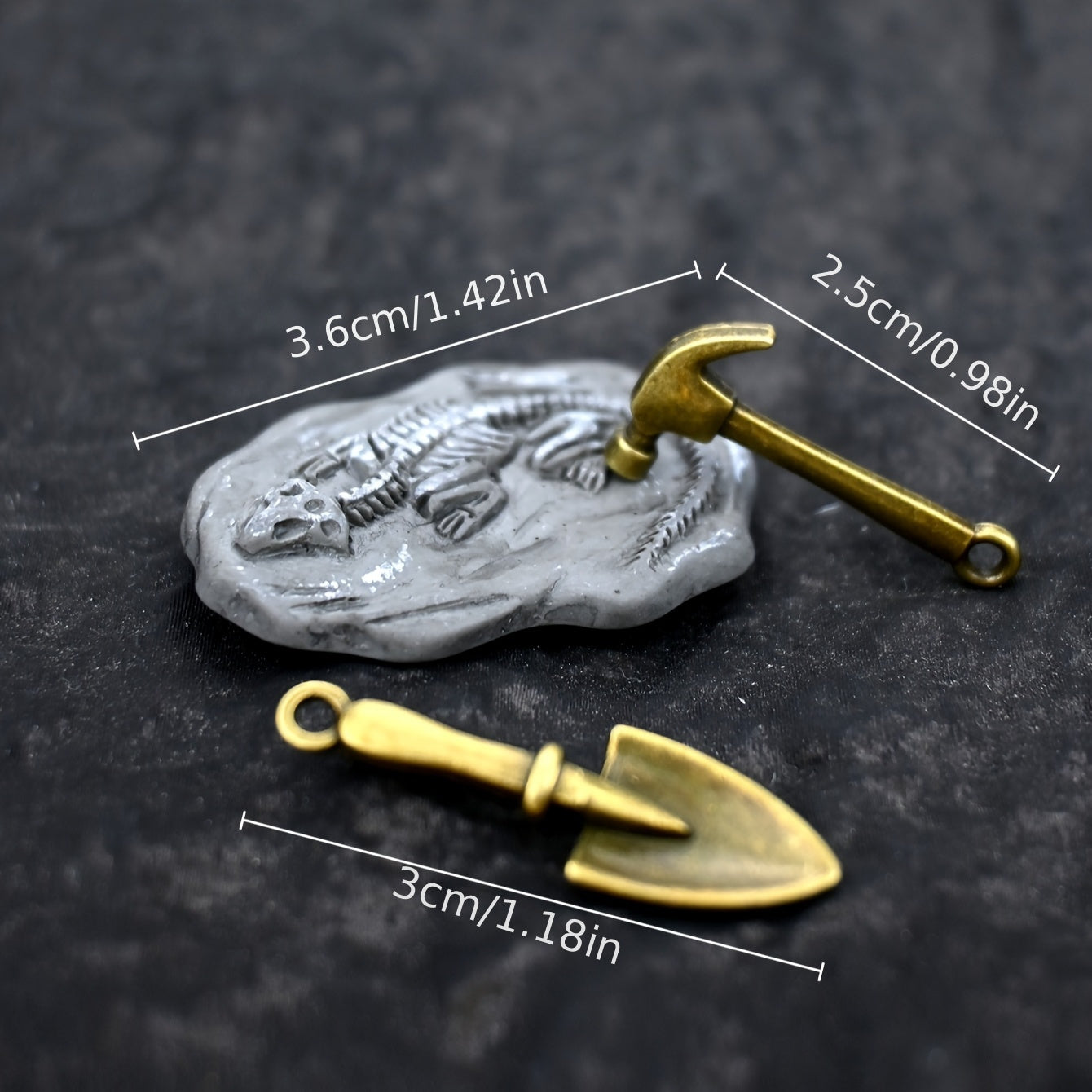 1:12 Scale Dino Excavation Set Miniatures for Dollhouse
