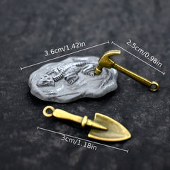 1:12 Scale Dino Excavation Set Miniatures for Dollhouse
