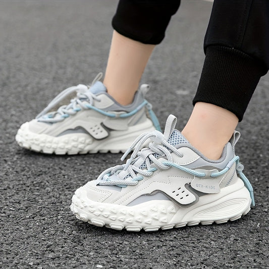 Girl's Chunky Shoes Comfy Soft Sole Sneakers For Kids