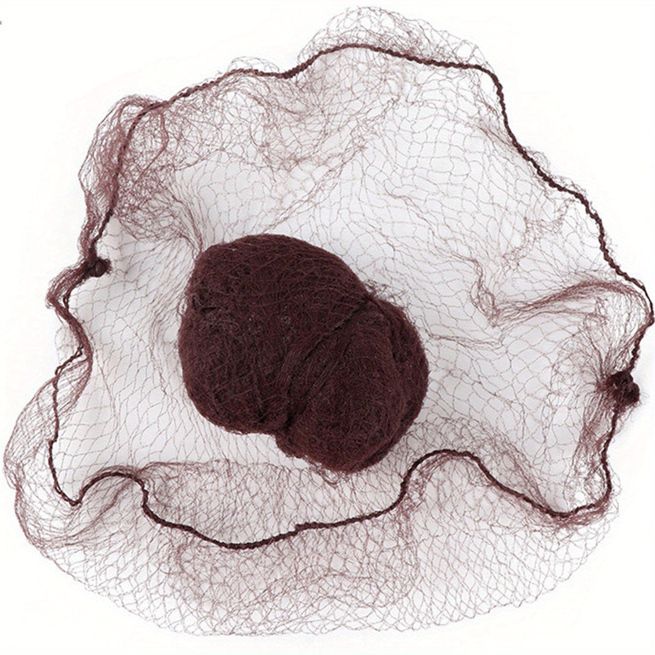 20pcs Invisible Bun Net High Elasticity Hair Nets Mesh Bun Net