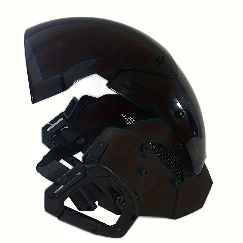 Men's Cyberpunk Helmet for Cosplay Music Party